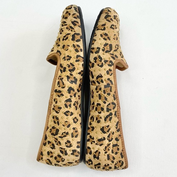UGG Alloway Leopard Suede Flats With Lining 5 - Picture 8 of 10
